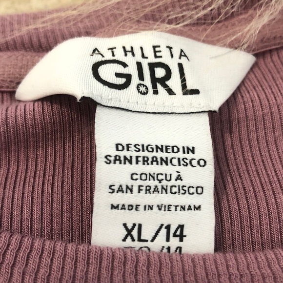 Athleta girls soft purple long sleeve - Picture 2 of 4